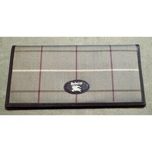 Vintage Burberry Nova Check Long Wallet